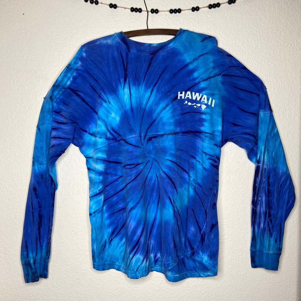 Mens Southern Spirit Hawaii Tie Dye Long Sleeve